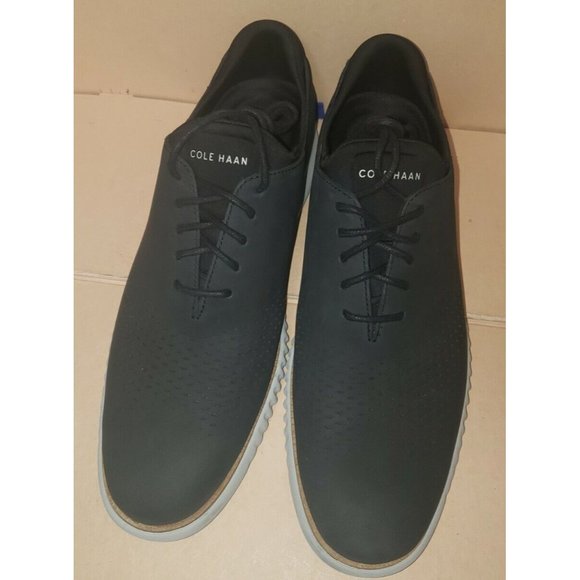 Cole Haan Grand Wingtip Oxford Nubuck C23807 Dark Gray Shoes Men\'s Size 10.5 New main image 7